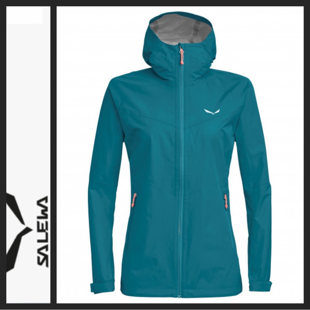 NWOT Salewa Women's Puez Teal Jacket